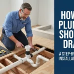 How to Plumb a Shower Drain: Trap Vent and Pan Step by Step Guide