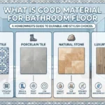 What Is Good Material for Bathroom Floor? Best Options Compared for 2026