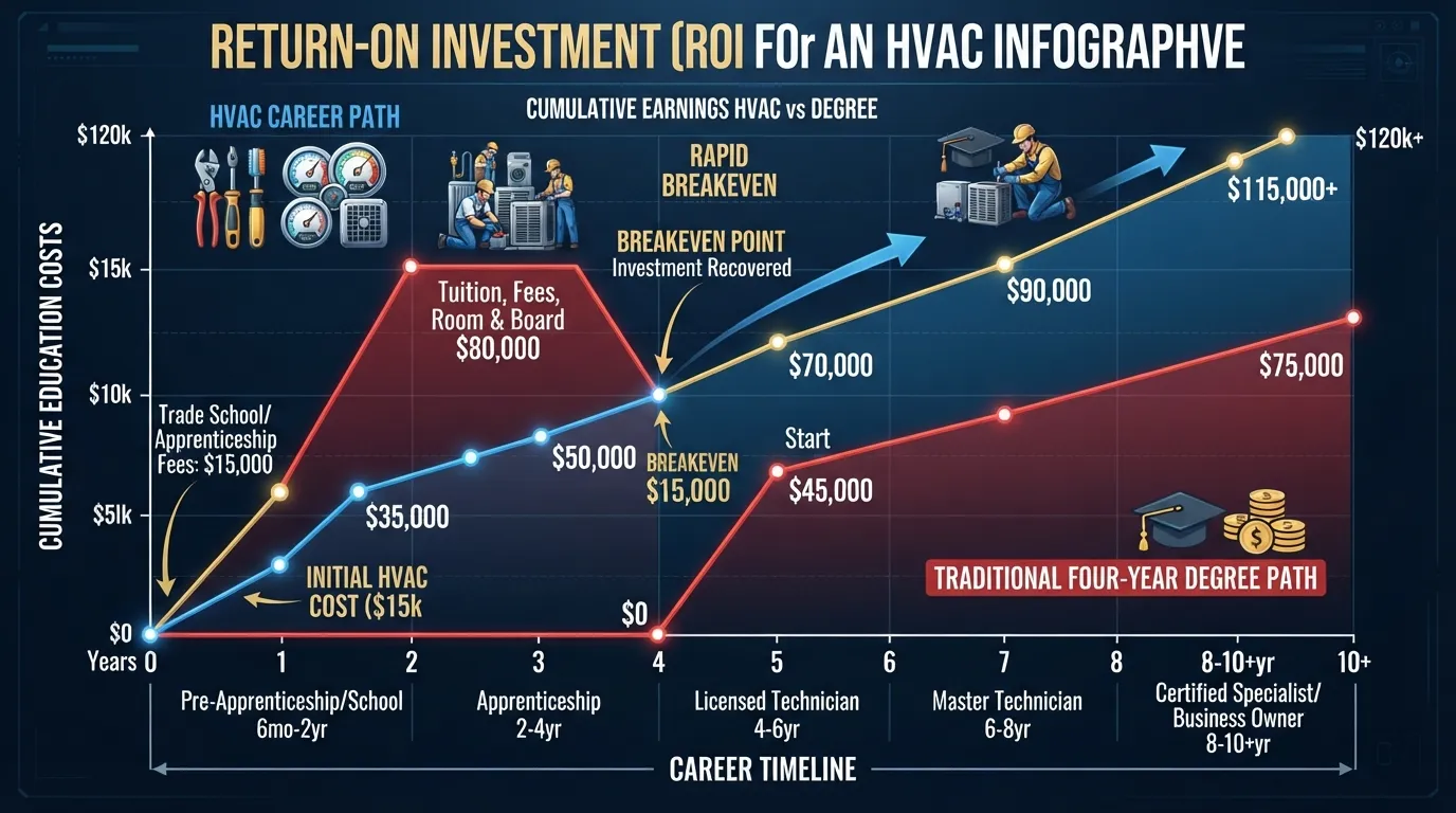 hvac-technician-salary-vs-time-invested-roi-chart