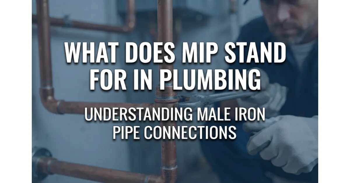 What Does MIP Stand For in Plumbing Guide